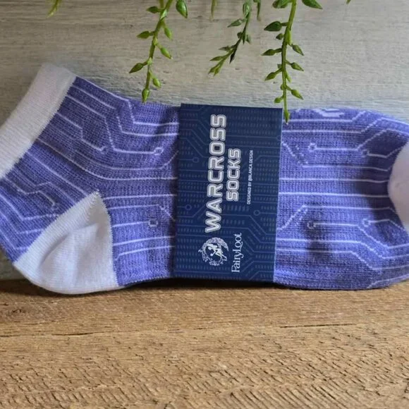 New Fairyloot Warcross Ankle Socks from December YA Book Box - Picture 6 of 6